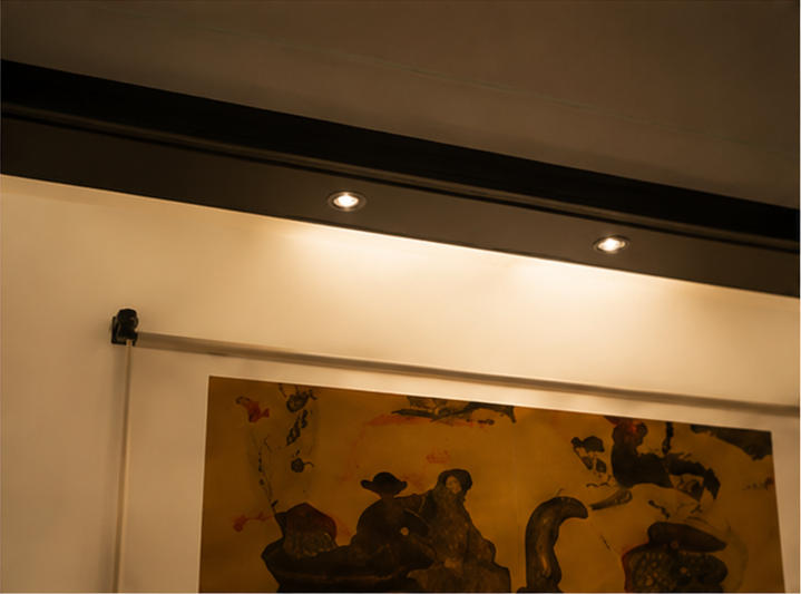 Double-Framed Horizontal Document Display Case | Museum Showcase 9 Integrated lighting effect and document display arrangement
